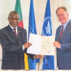 Présentation des lettres d’introduction de S.E. Sébastien Foumane (PAM)